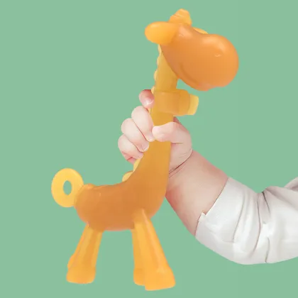 Modern Non Toxic Cartoon Silicone Baby Teethers