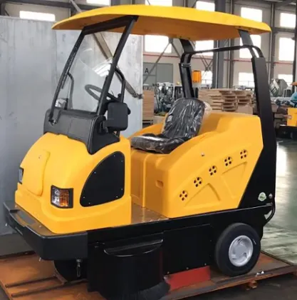 Electric driven road sweeper