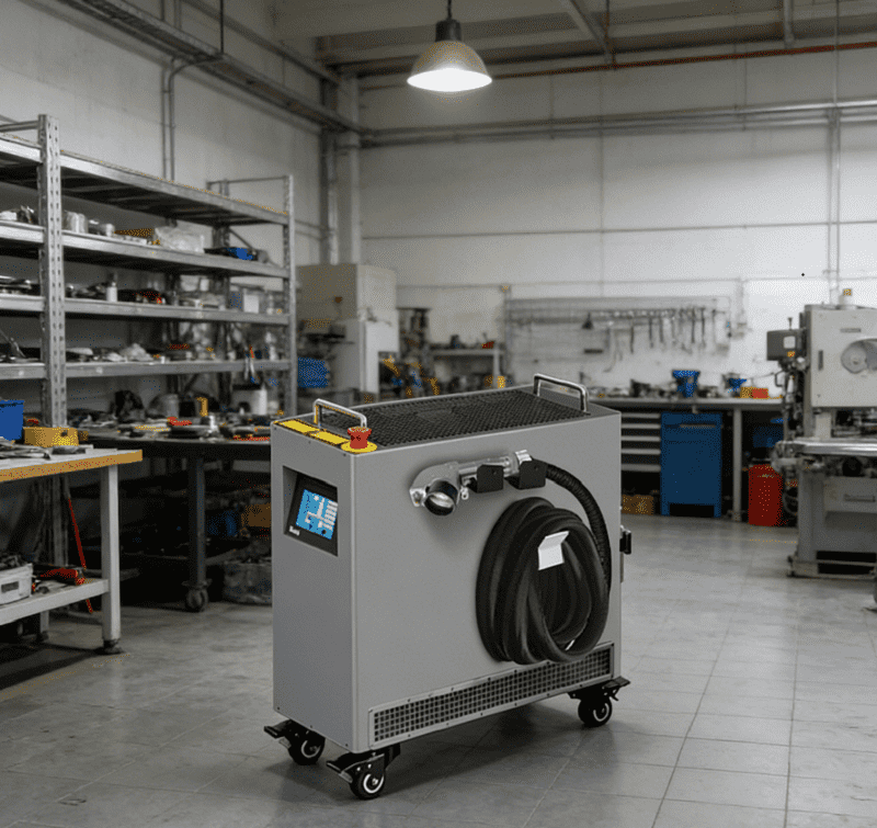 The Application of Laser Cleaning Machine in the Rail Transit Sector