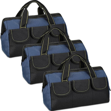 Customized 1680d Polyester Multipocket Tool Bag for Organizing Craftsman & Electrician Supplies
