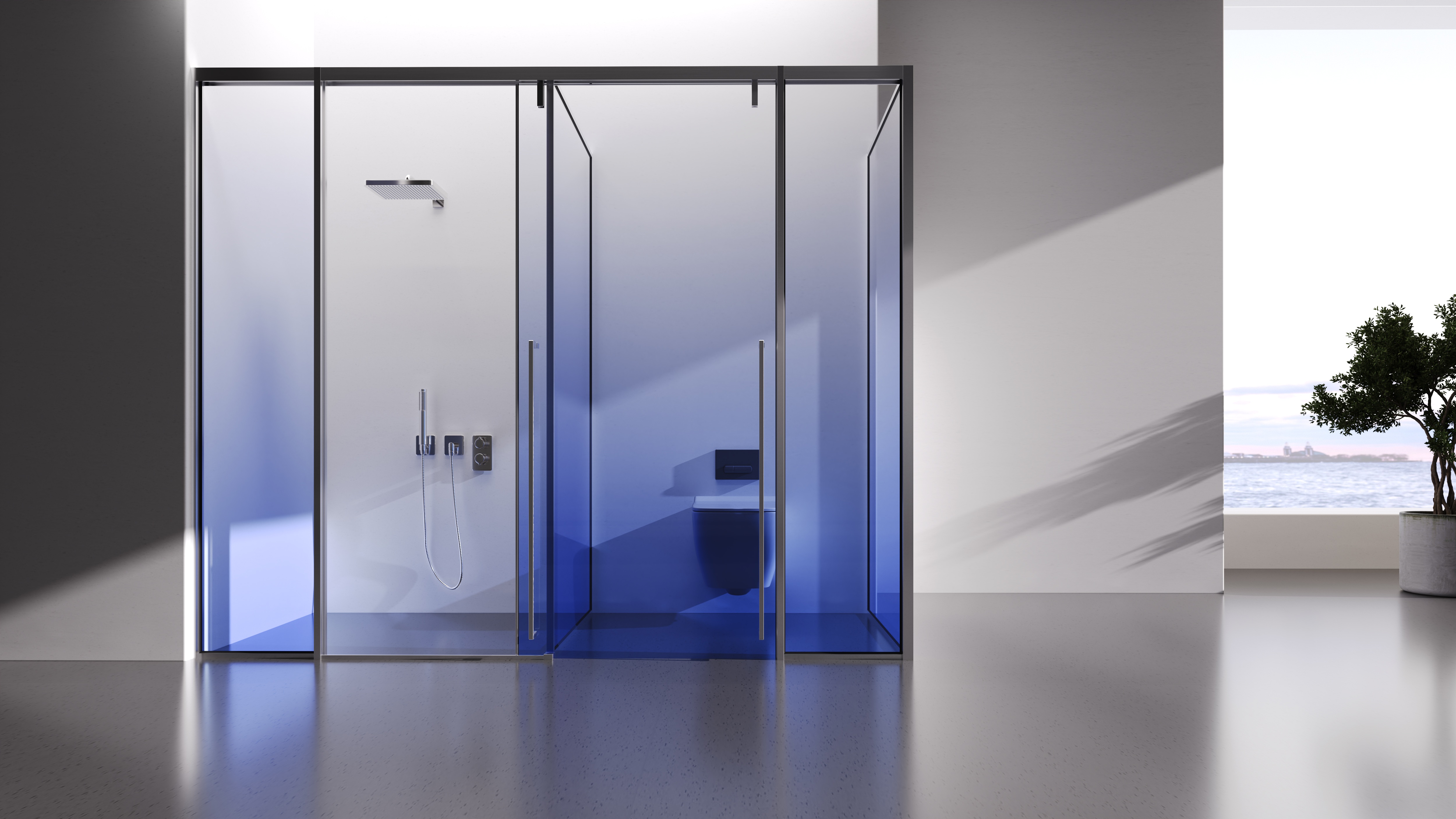 double sliding glass shower doors