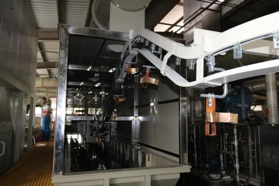 Aluminum utensil oxidation production line