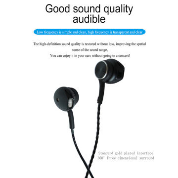 W18 Wired In-ear headset with mic