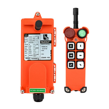 Industrial Wireless Remote Control for F21-E1 Crane Pump Truck Hoist: Single Speed Operation with 6 Key Functions