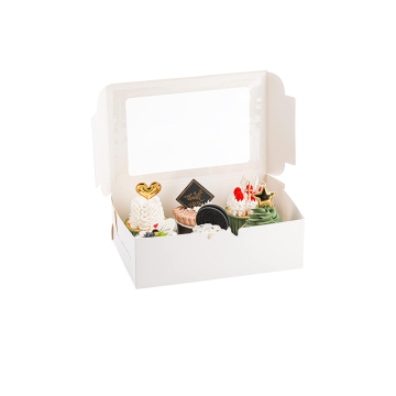 Tùy chỉnh Karnen Afhaalmaaltijden Papier Doos đã gặp cửa sổ rõ ràng