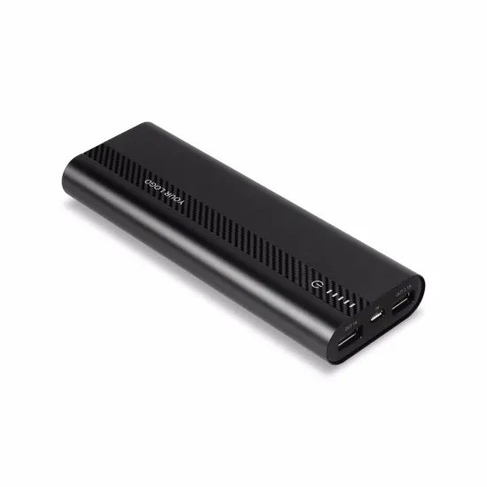 Hi-capacity 13200mah Mobile Power Bank with Big LED Lamp