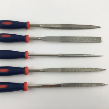 Titanium 5-Piece Diamond File Set - Precision Hand Tools