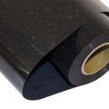 0.5x25m Premium Black T-Shirt Vinyl Glitter oro Heat Transfer Iron On Vinyl in fogli