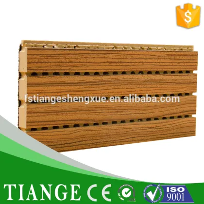 Sound insulation perforated acoustic wall panel board studio acoustic soundproofing