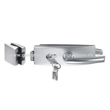 Stainless Steel Glass Door Lock with 8-12mm Glass Thickness