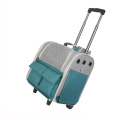 Oxford Fabric Pet Travel Trolley Case Backpack