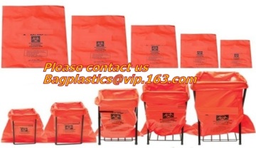 Medical Waste Bags, Red Infectious Waste Bags,Blue Soiled Linens Waste Bags,Yellow Infections Linens Waste Bags