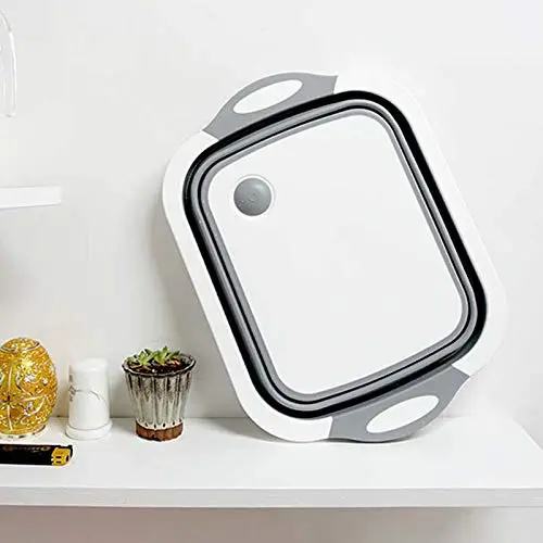 Multifunction Collapsible Cutting Board Dish Tub