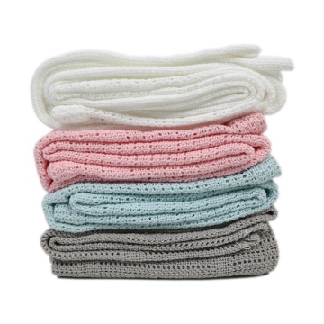 Coperta cellulare di cotone puro super morbido