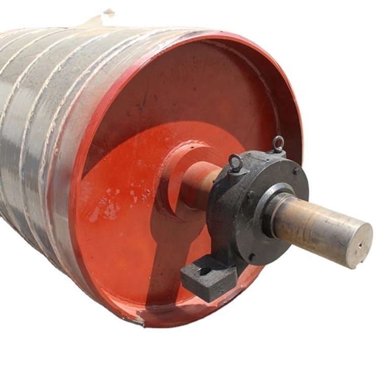 500mm Diameter Rubber Coated Drive Conveyor Pulley for Belt Conveyor
