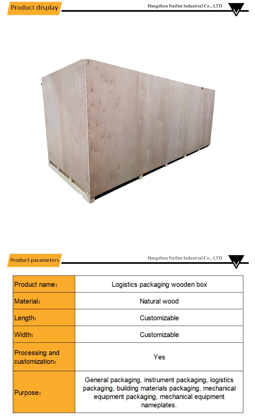 Durable Wooden Packaging For Heavy Machinery