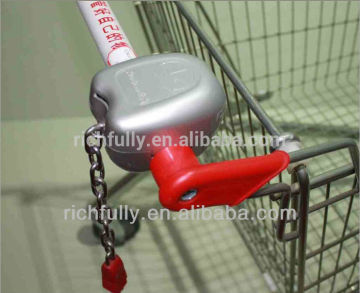 Supermarket Shopping Cart lock with coin operated