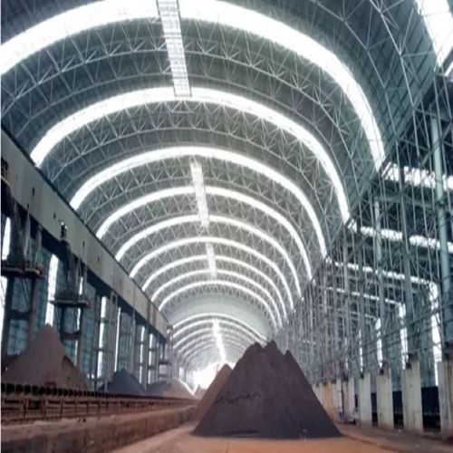 Low-cost milling plant raw material storage system
