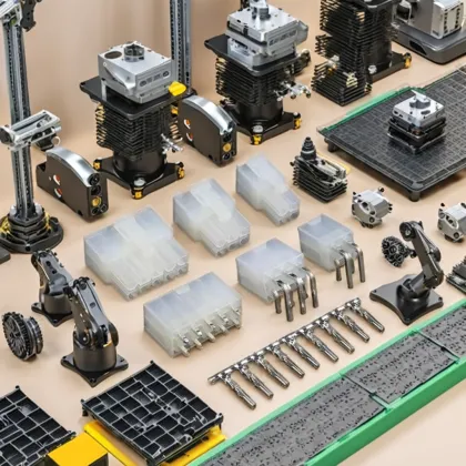 4 Pin Plug Molex Connector with Pins