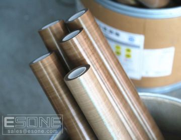 شريط PTFE مقاوم للالتصاق ومقاوم للحرارة مع مادة لاصقة