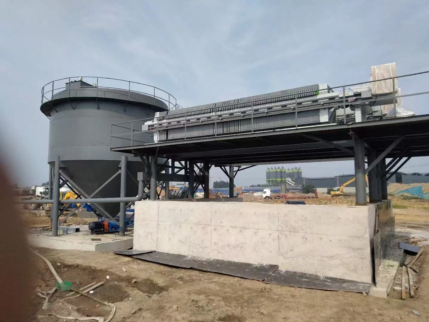 স্লাজ ডিওয়াটারিং প্রেসার ফিল্টার