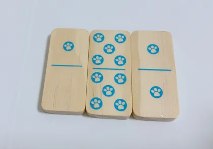 Heat transfer printing Wooden Domino good color effect