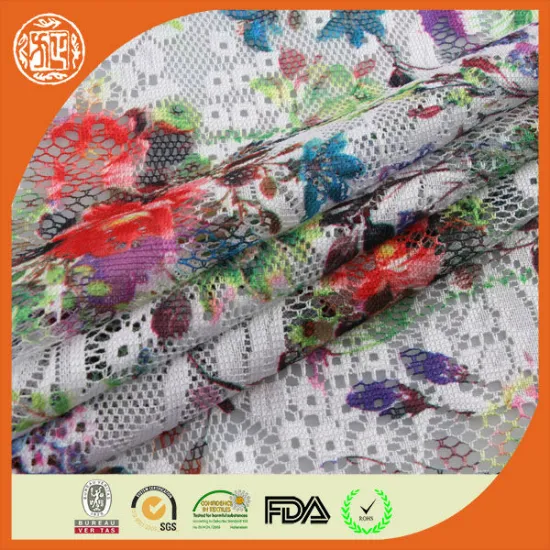 China legant printing lace wholesaler