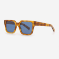Square Shape Acetate Men's Sunglasses 23A8126