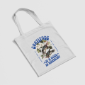 Gratitude Pattern Single Shoulder Tote Canvas Bag