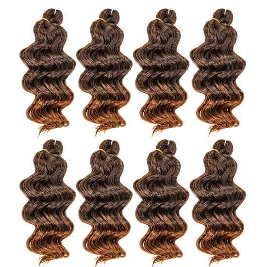 9inch Synthetic Hair Extension Ocean Wave Hair Weave