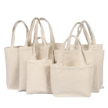 Eco-Friendly Recycled Canvas Tote Bags with Custom Printed Logos