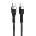 Aluminum Alloy Type-C Fireproof Braided Charger Cable