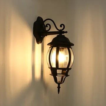 Vintage Aluminum Waterproof Garden Lantern Wall Light