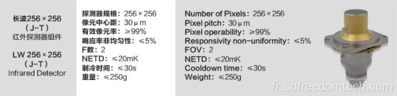 LW256X256 (JT) Détecteur infrarouge refroidi