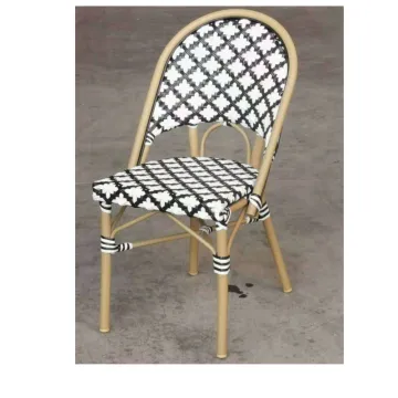 Direct Factory Sale Outdoor Rattan Wicker French Bistro Dining Chairs