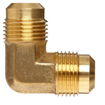 Brass 90-Degree Male Elbow Fitting for Air Conditioning and Plumbing