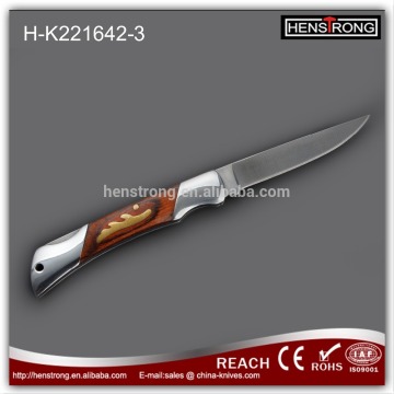 Cheap Price Metalic Popular Attractive Knife With Wooden Handle