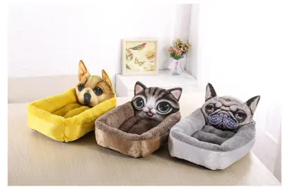 cartoon warm cat litter mattress pet nest
