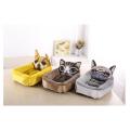 cartoon warm cat litter mattress pet nest