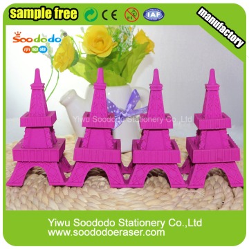 rubber eraser manufacturers 2014 new design Eiffel Tower eraser