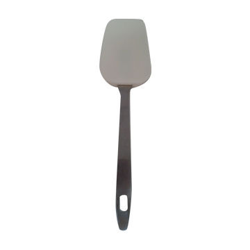 Silicone spatulas with S/S18/0 mirror finished handle and 77g weight