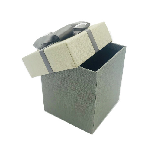 Small size gray paper gift box