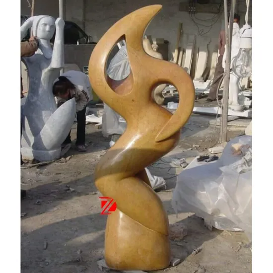 stone abstract woman sculpture