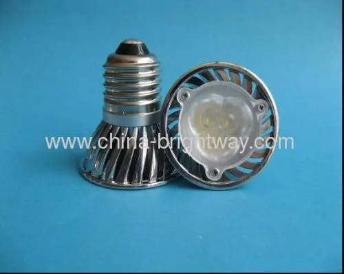 Aluminum E27 3x1w Led Spotlight 