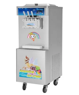 2022 Soft Ice Cream Automatic 3 Favors Cold Mixing Cylinder 25L Output