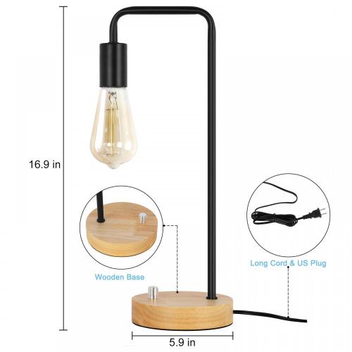 Lâmpada de lâmpada de mesa Edison