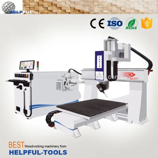 3D 5-axis CNC router machine, CNC engraving/carving machine HF1224SX , Woodworking machine