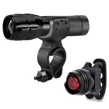 LED Bicycle Front Light - Waterproof ZOOM Flashlight for Cycling