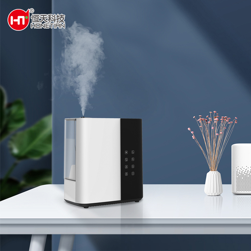HONETIAN warm mist or cool mist negative ion 12 timer 5L capacity wifi control custom colors indoor plastics hybrid humidifier