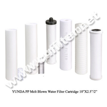 Polypropylene Water Filter Cartridge Grooved